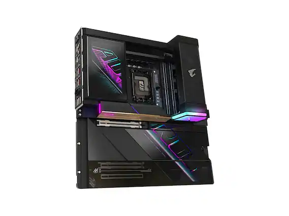Front. GIGABYTE - GIGABYTE Z890 AORUS XTREME AI TOP LGA 1851 Motherboard, E-ATX, DDR5, 4x M.2, PCIe 5.0, Thunderbolt 5, WIFI7, 10GbE LAN.