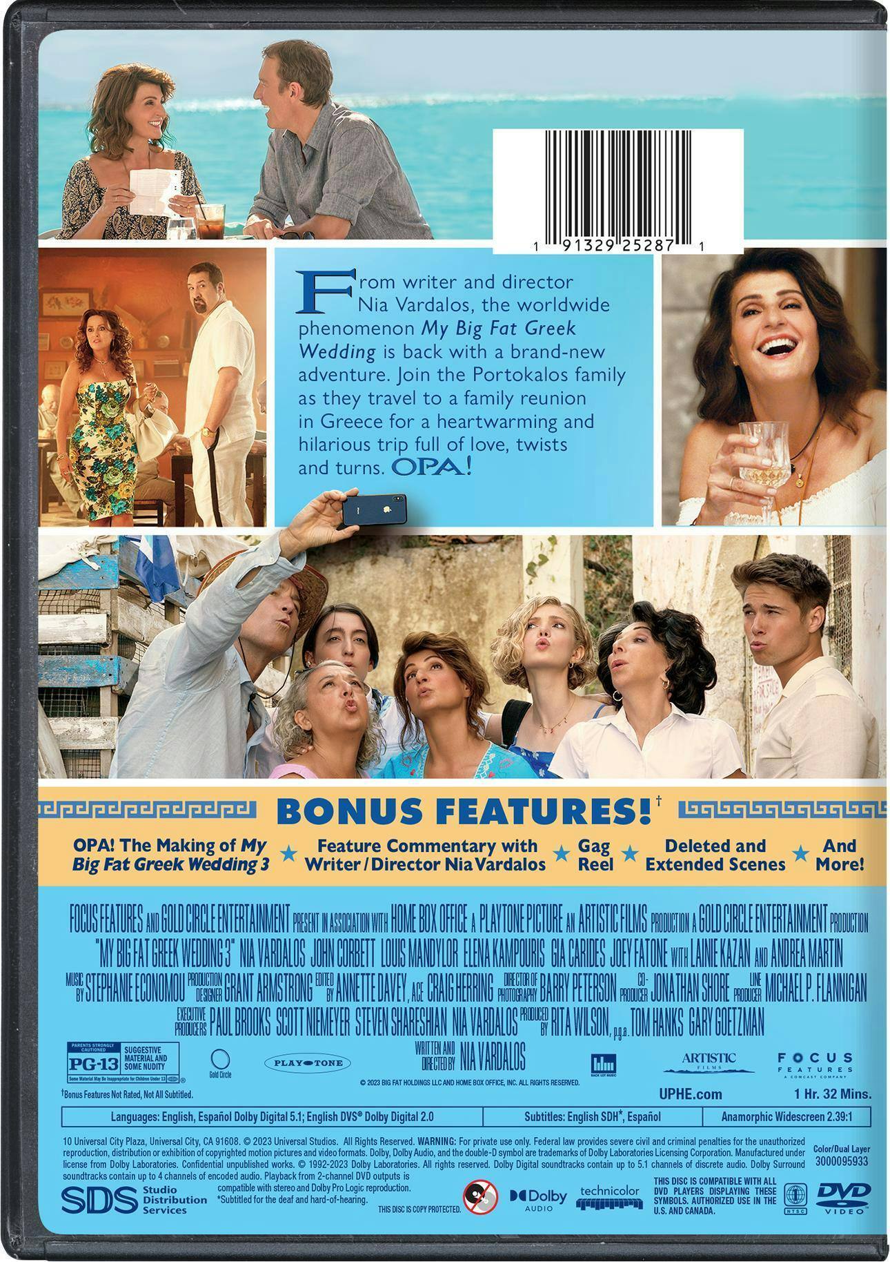 Back. My Big Fat Greek Wedding 3 [DVD].