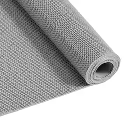 VEVOR - Drainage Mat, 3 x 10 ft, PVC Non Slip Commercial Floor Mat, Wet Area Water Drain Splash Matting Hollow Doormat Roll - Gray