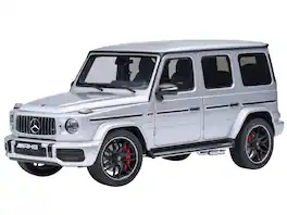 2019 Mercedes-Benz AMG G63 Iridium Silver Metallic 1/18 Model Car by Autoart