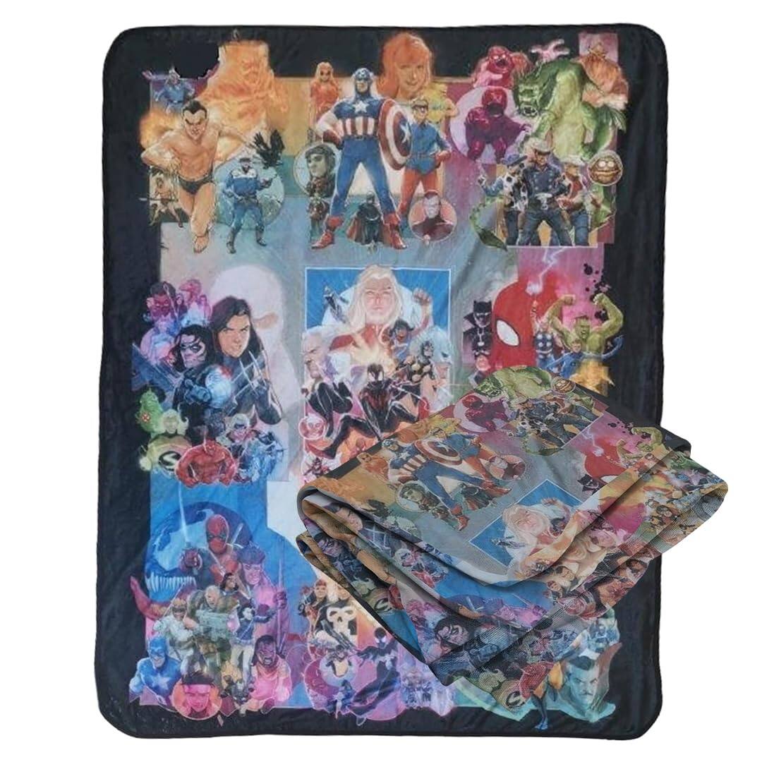 Bazillion Dreams - Refurbished Excellent - Marvel 80th Anniversary Blanket - Multicolor
