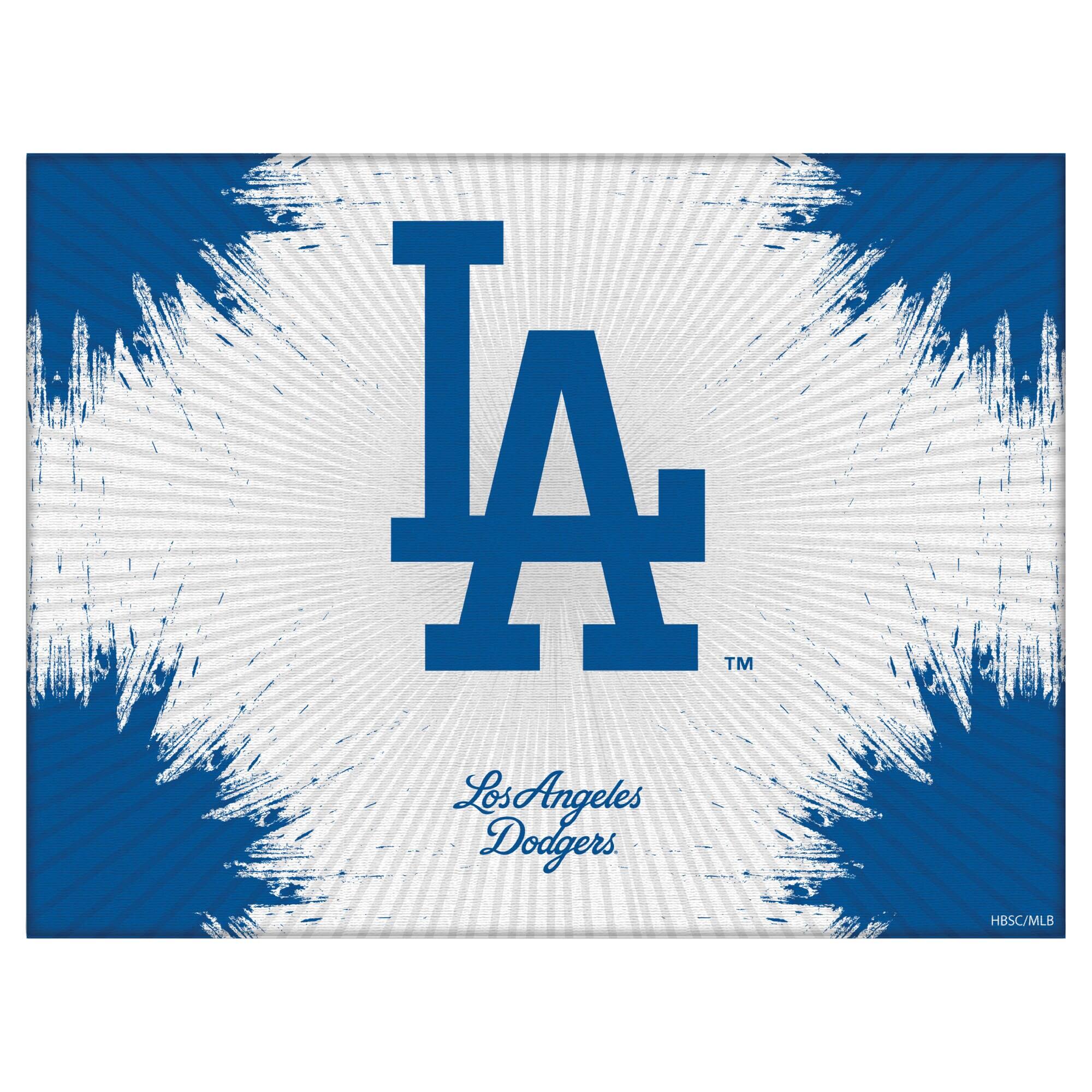 Los Angeles Dodgers 15" x 20" Splash Canvas Wall Art
