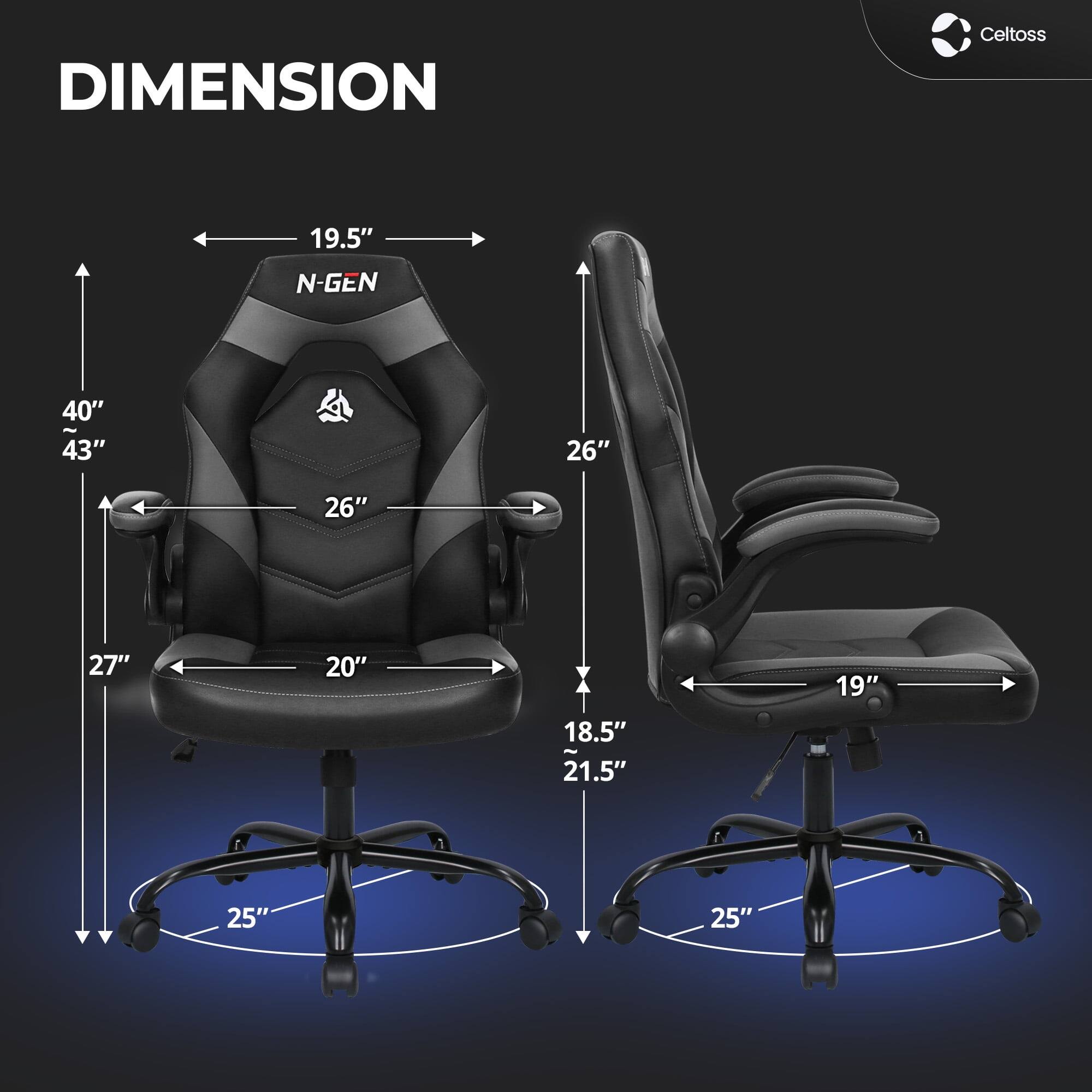 DIMENSION Celtoss  
N-GEN  
19.5"  
40"  
43"  
26"  
27"  
20"  
25"  
18.5"  
21.5"  
19"  
25"