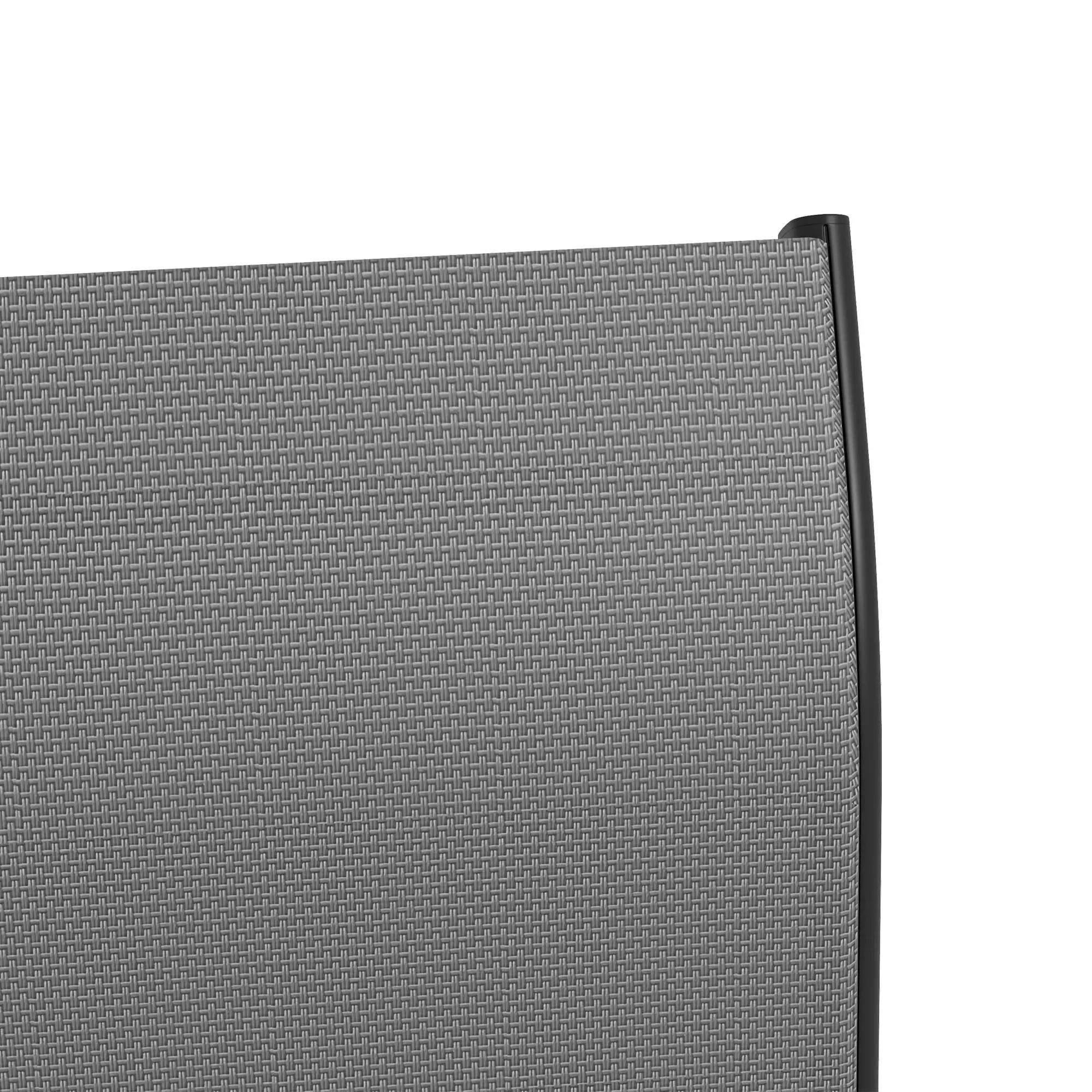 Alt View 1. Resenkos - Resenkos Outdoor Bar Stools Set, 360° Swivel Bar Height Chairs, Steel, Mesh Fabric, Gray - Gray.