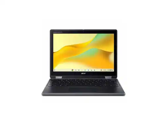 Front. Acer - Acer Chromebook Spin 512 R857T-C54W 12.2" Touchscreen 2-in-1 - Intel N150 - 8 GB - 64 GB - Black - Black.