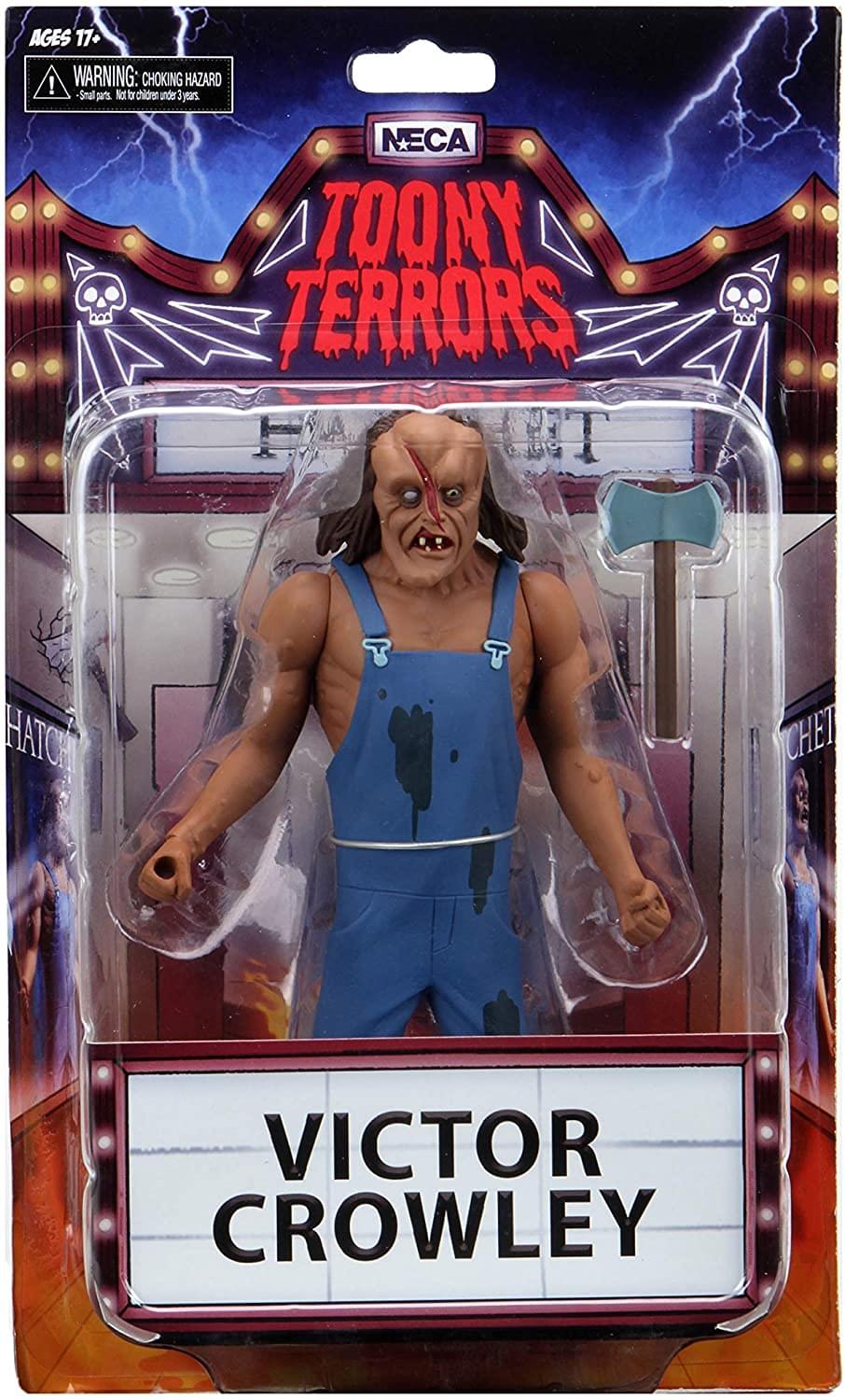 AGES 17+  
WARNING: CHOKING HAZARD - Small parts. Not for children under 3 years.  

NECA  
TOONY TERRORS  

VICTOR CROWLEY