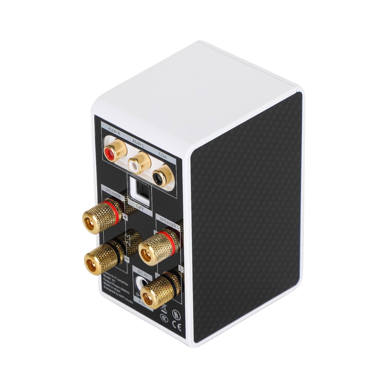 AUX R  
AUX L  
COA  
SPEAKER L  
SPEAKER R  
DC IN  
CE