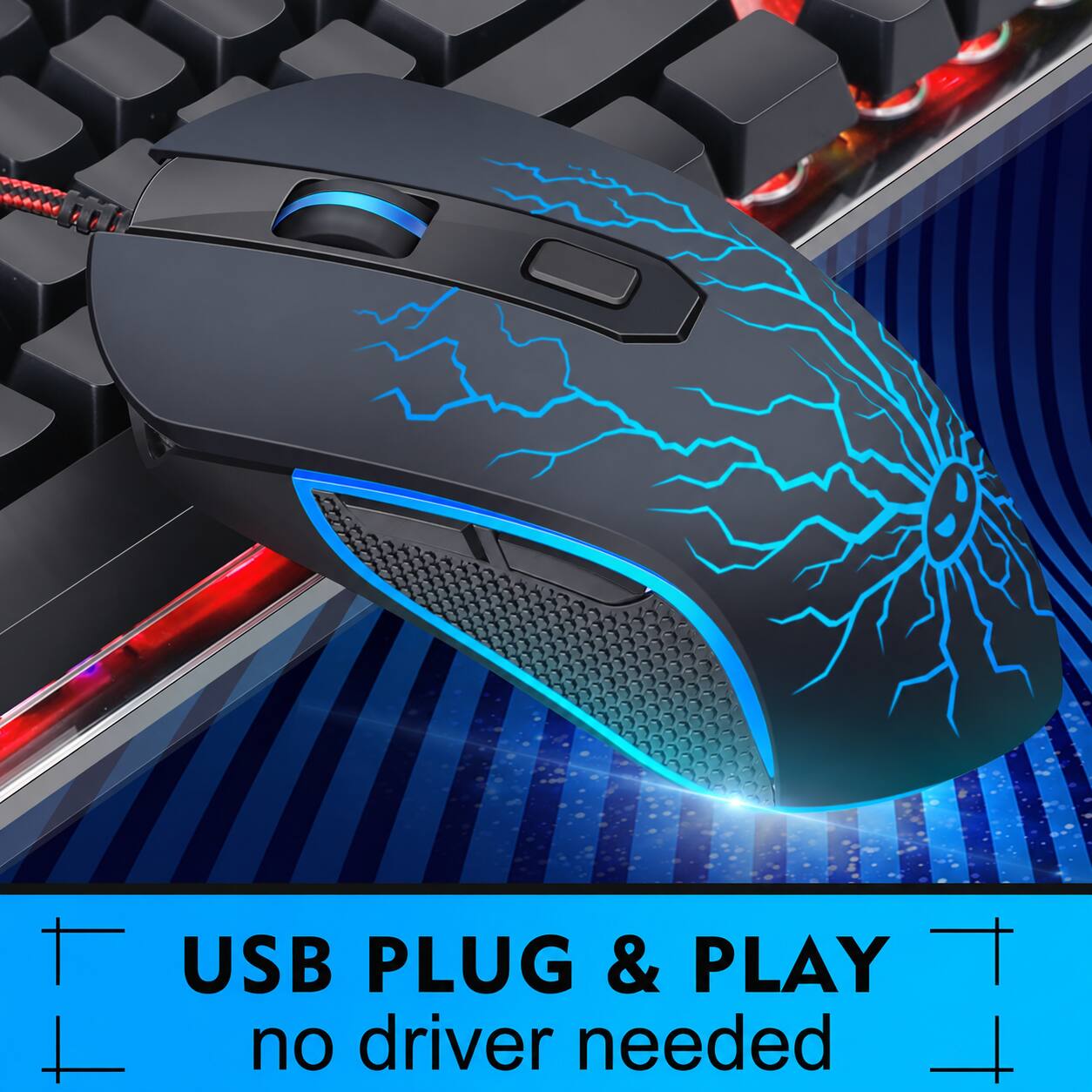 USB PLUG & PLAY  
no driver needed