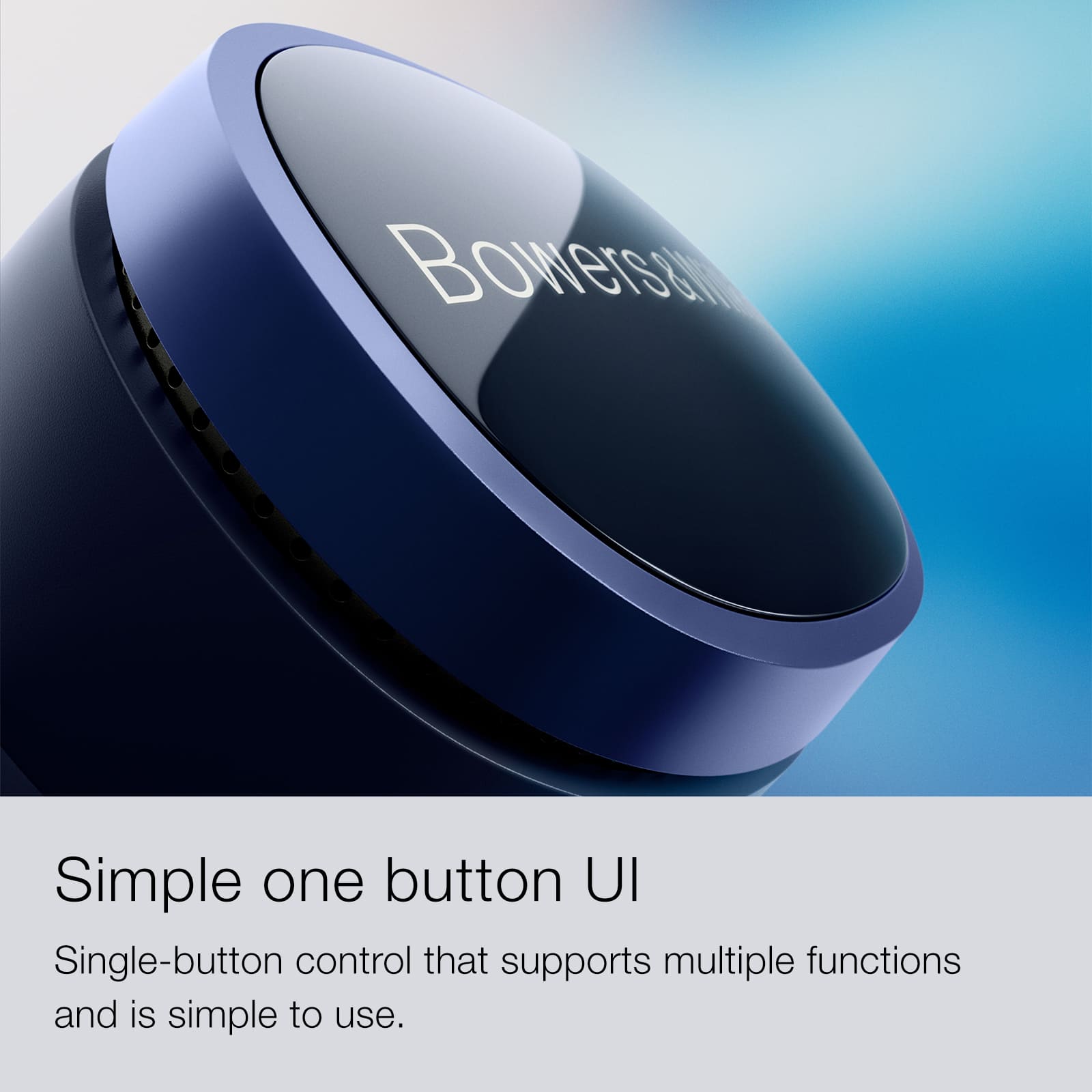 Bowersan Simple One Button UI: Single-button control that supports multiple functions and is simple to use.