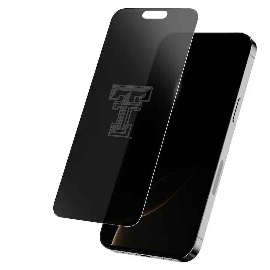 Red Tech Phones Screen Skinz Texas Tech Red Raiders iPhone Privacy Screen Protector 15 ...