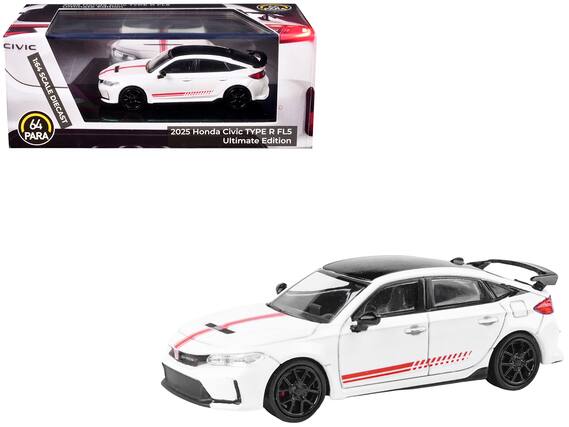 FAA CIVIC 1:64 SCALE 64 DIECAST PARA 2025 Honda Civic TYPE R FL5 Ultimate Edition
CIVIC
1:64 SCALE DIECAST
64 PARA
2025 Honda Civic TYPE R FL5 Ultimate Edition