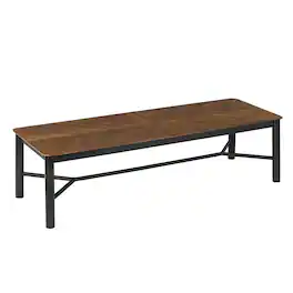 Ashlan 110" Rectangle Dining Table by Modway - Walnut