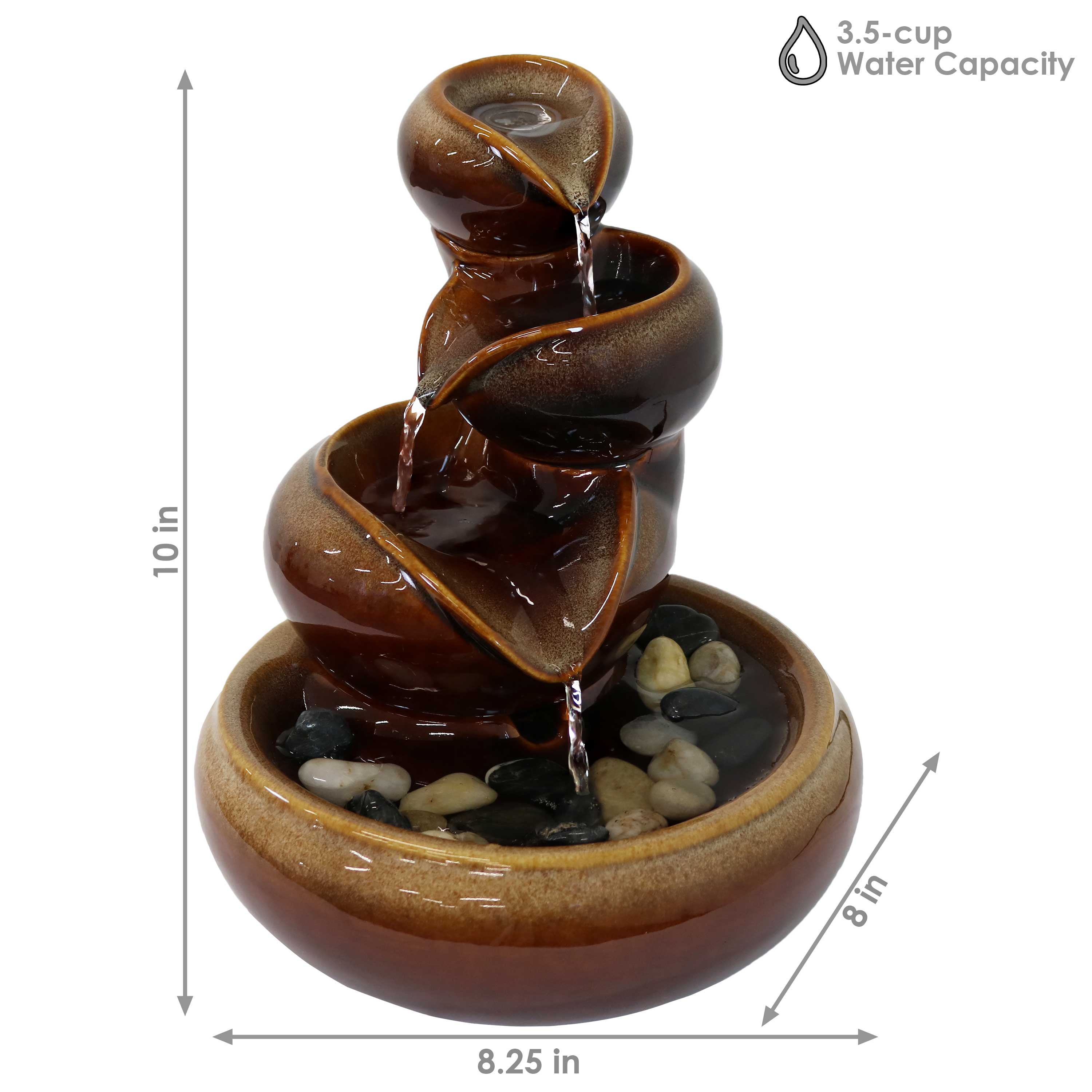 3.5-cup Water Capacity

10 in

8.25 in

8 in