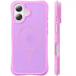 Ornarto - Magnetic for iPhone 17 Case 6.3", Compatible with MagSafe | Slim Translucent Matte Cover - Cherry Blossom
