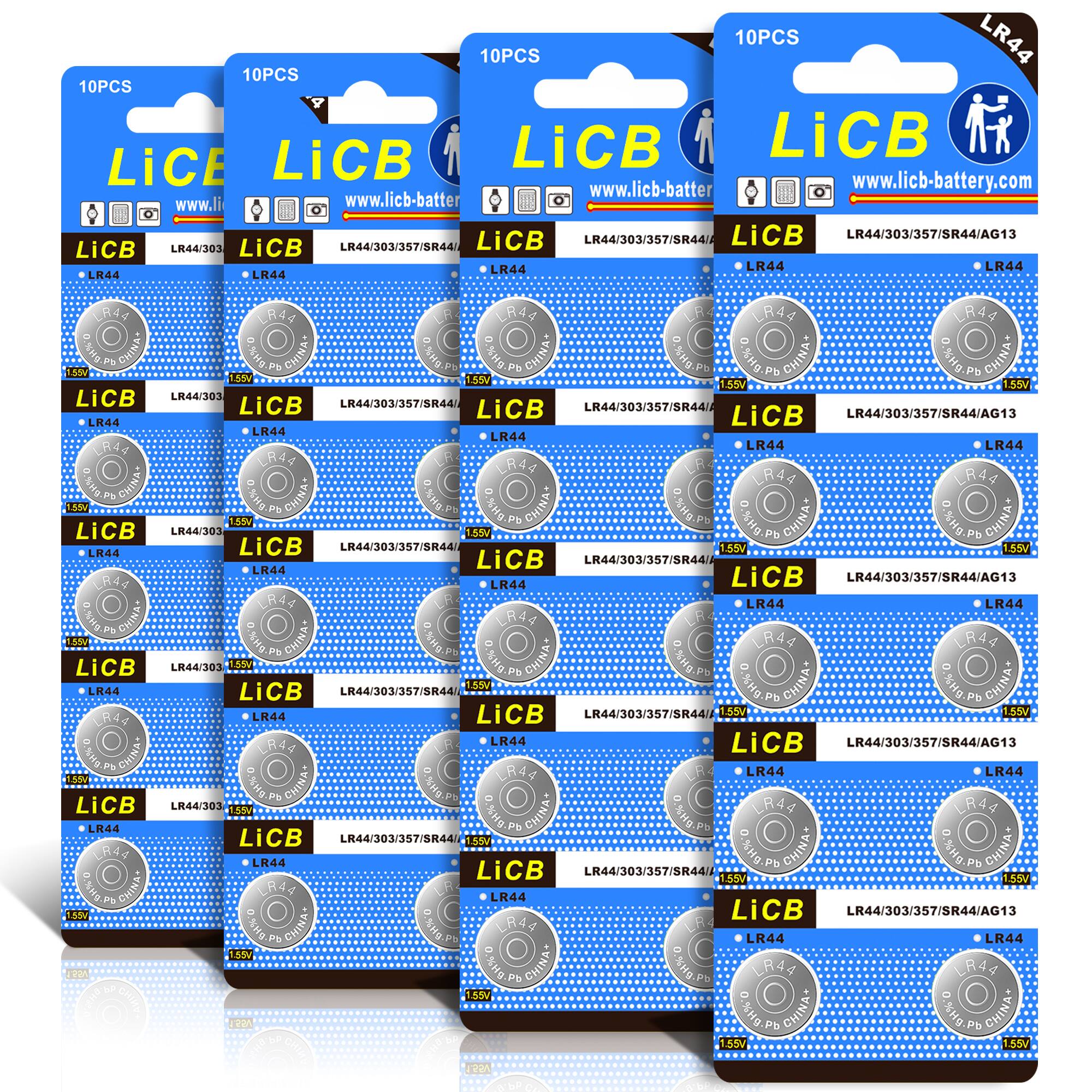 10PCS LR44  
10PCS LR44  
10PCS LR44  
10PCS LR44  
LiCB  
LiCB  
LiCB  
LiCB  
www.licb-battery.com  
www.licb-battery.com  
www.licb-battery.com  
www.licb-battery.com  
LR44/303/357/SR44/AG13  
LR44/303/357/SR44/AG13  
LR44/303/357/SR44/AG13  
LR44/303/357/SR44/AG13  
LR44  
LR44  
LR44  
LR44  
RAG 1.59V - CHINA*  
LiCB LR44 RAS 1.59V PHATO CHINA+  
LiCB LR44 LRAA 1.55V CHINA  
LiCB LR44 RAS 0.%Hgz CHINA+  
LiCB LR44 RAS DH2O CHINA UNING  
LAAA LR44 LRAA