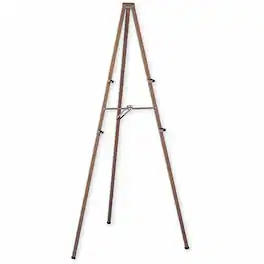 Quartet - Steel Tripod Display Easel 72" Height x 1" Width x 4" Depth Floor Steel Bronze