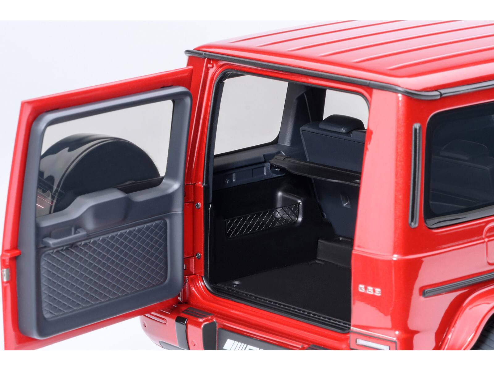 Alt View 1. Autoart - 2019 Mercedes-Benz AMG G63 Cardinal Red Metallic 1/18 Model Car by Autoart - Red Metallic.