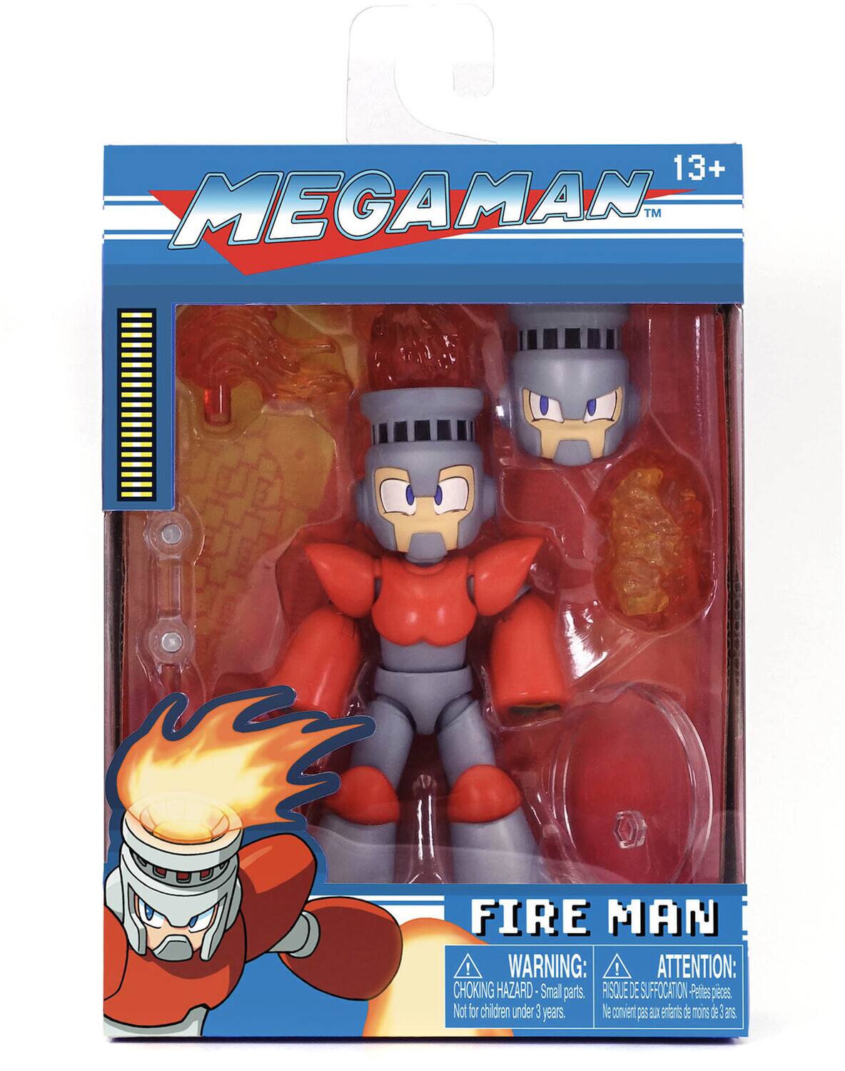 13+ MEGAMAN™ FIRE MAN

WARNING: CHOKING HAZARD - Small parts. Not for children under 3 years.

ATTENTION: RISQUE DE SUFOCATION - Petites pièces. Ne convient pas aux enfants de moins de 3 ans.