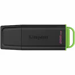 Kingston - DataTraveler Exodia USB Flash Drive - 256 GB - USB 3.2 (Gen 1) Type A - Black, Green - Black,Green