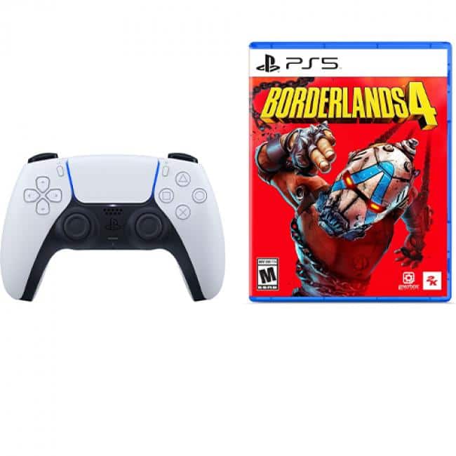 Sony - PlayStation 5 DualSense Wireless Controller Borderlands 4 PlayStation 5 - White