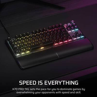 CORSAIR K70 PRO TKL Wired Magnetic Hall Effect Programmable Gaming CORSAIR K70 PRO TKL Wired Magnetic Hall Effect Programmable Gaming