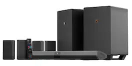 Nakamichi - Shockwafe 9.2.4Ch 1300W Soundbar System with Dual 10” Wireless Subwoofers, Dolby Atmos, eARC and SSE MAX - Black