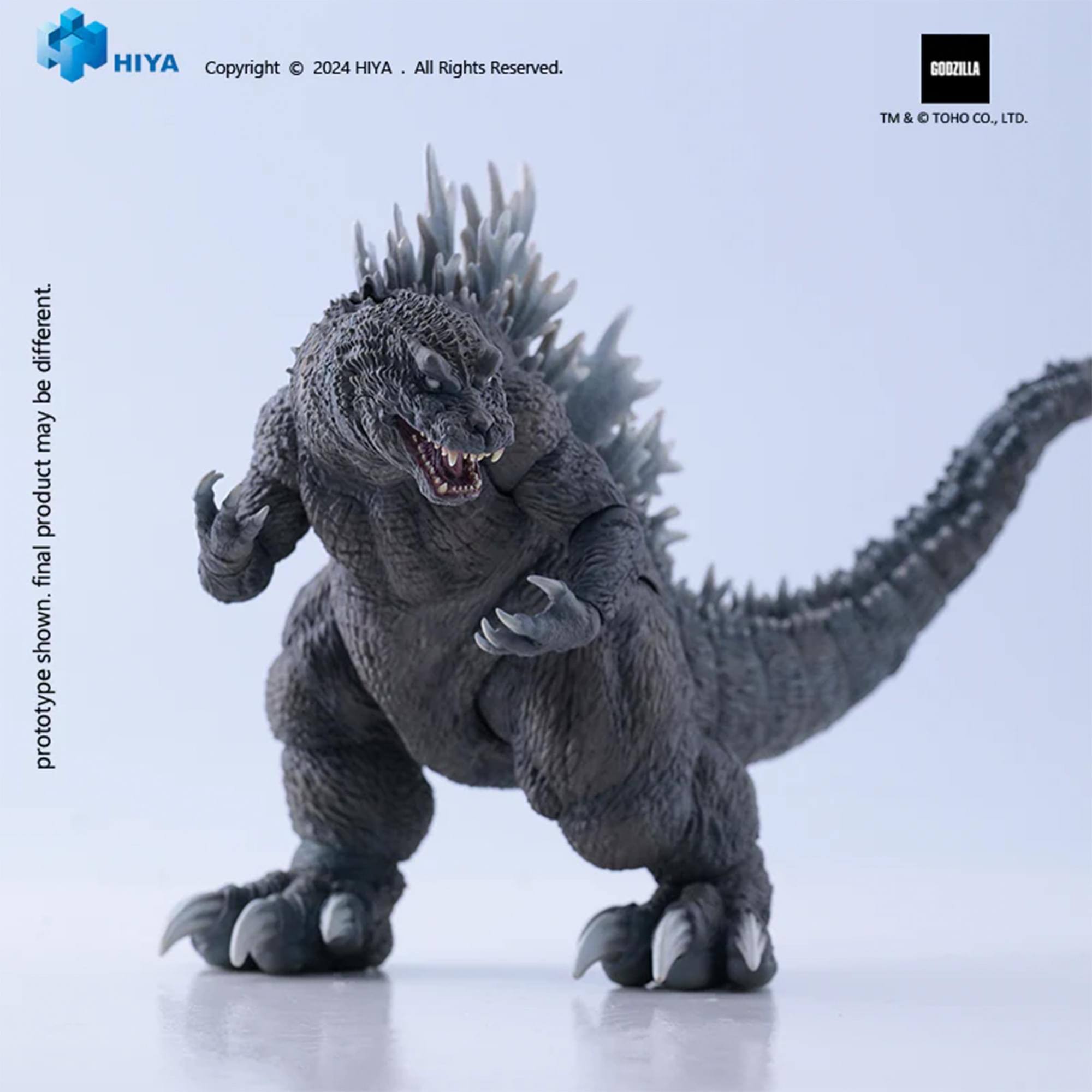 HIYA  
Copyright © 2024 HIYA . All Rights Reserved.  
GOOZILLA  
TM & TOHO CO., LTD.  
prototype shown. final product may be different.