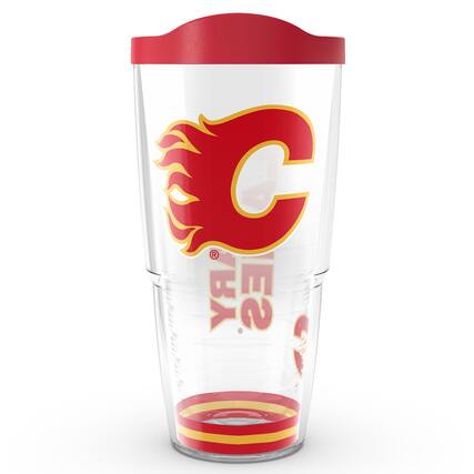 Front. Tervis - Calgary Flames 24oz. Classic Arctic Tumbler - Multicolor.