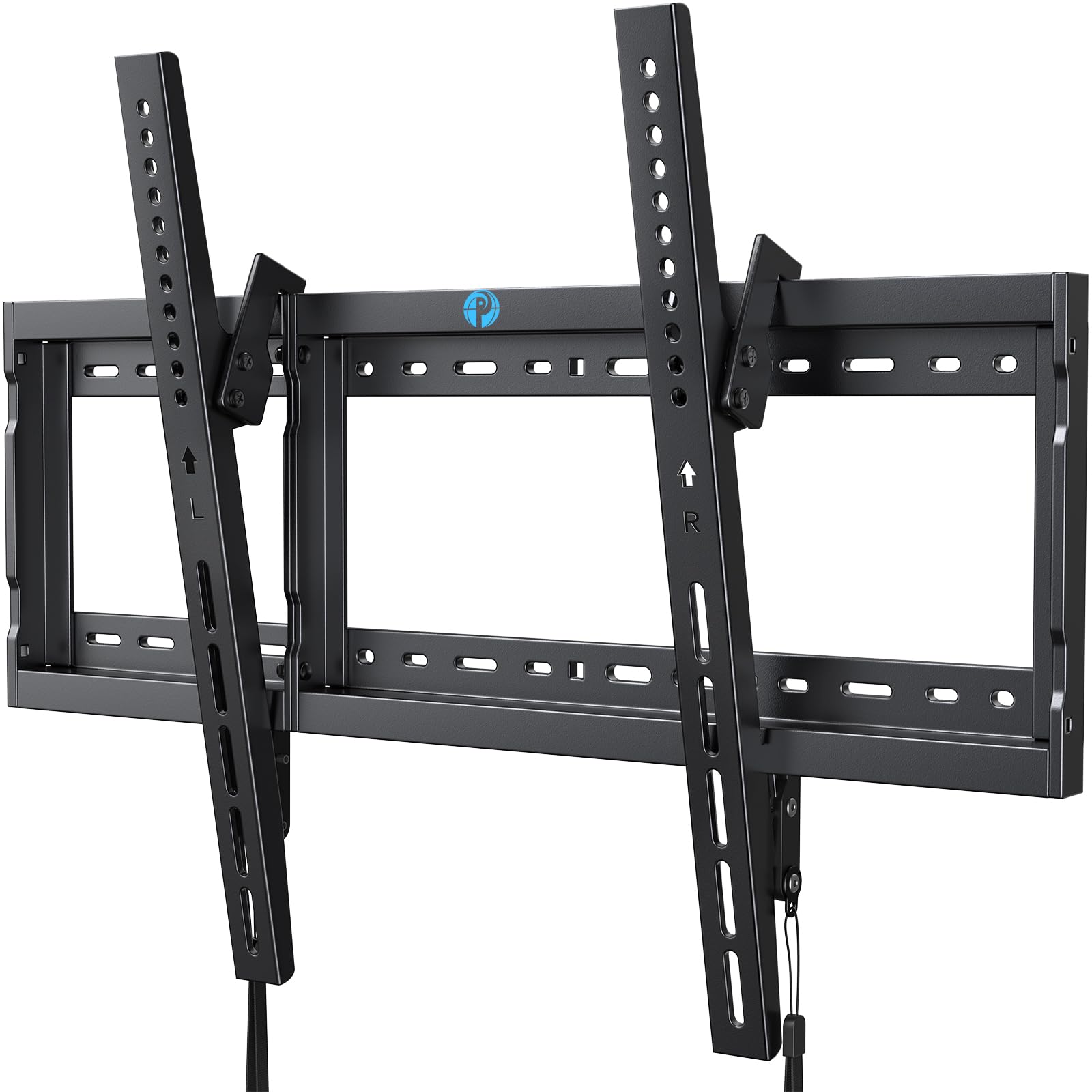 Front. Earthley Blooms - Tilt Tv Wall Mount Bracket Low Profile Led Lcd Oled Plasma Flat Curved Tvs Large Tilting Fits 16 24 Wood - 37"-85" Tilt TV Wall Mount.