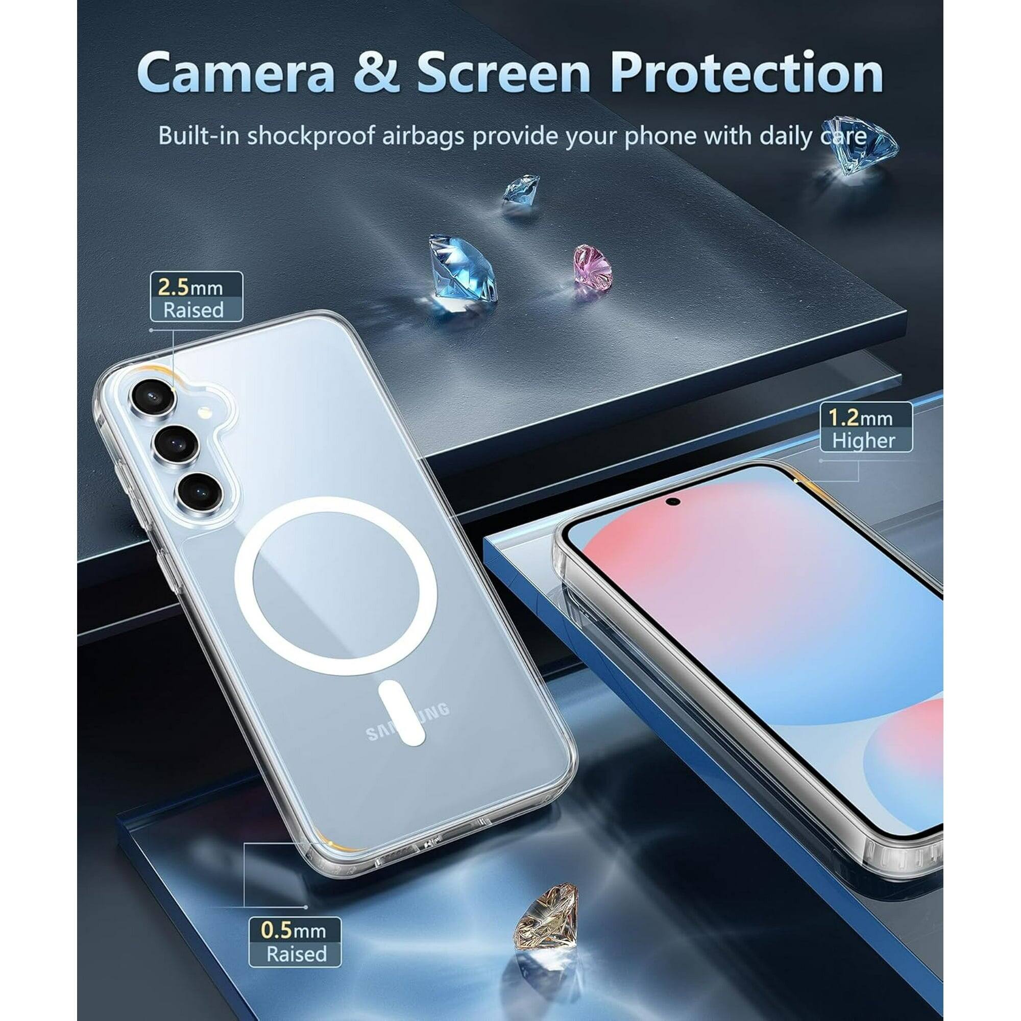Camera & Screen Protection
Built-in shockproof airbags provide your phone with daily care
2.5mm Raised
1.2mm Higher
0.5mm Raised
SAMSUNG