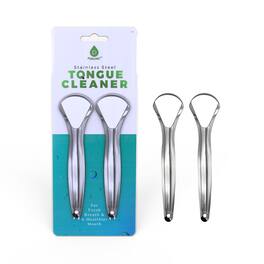 Pursonic - Stainless Steel Tongue Cleaner – 2 Pack - Multicolor
