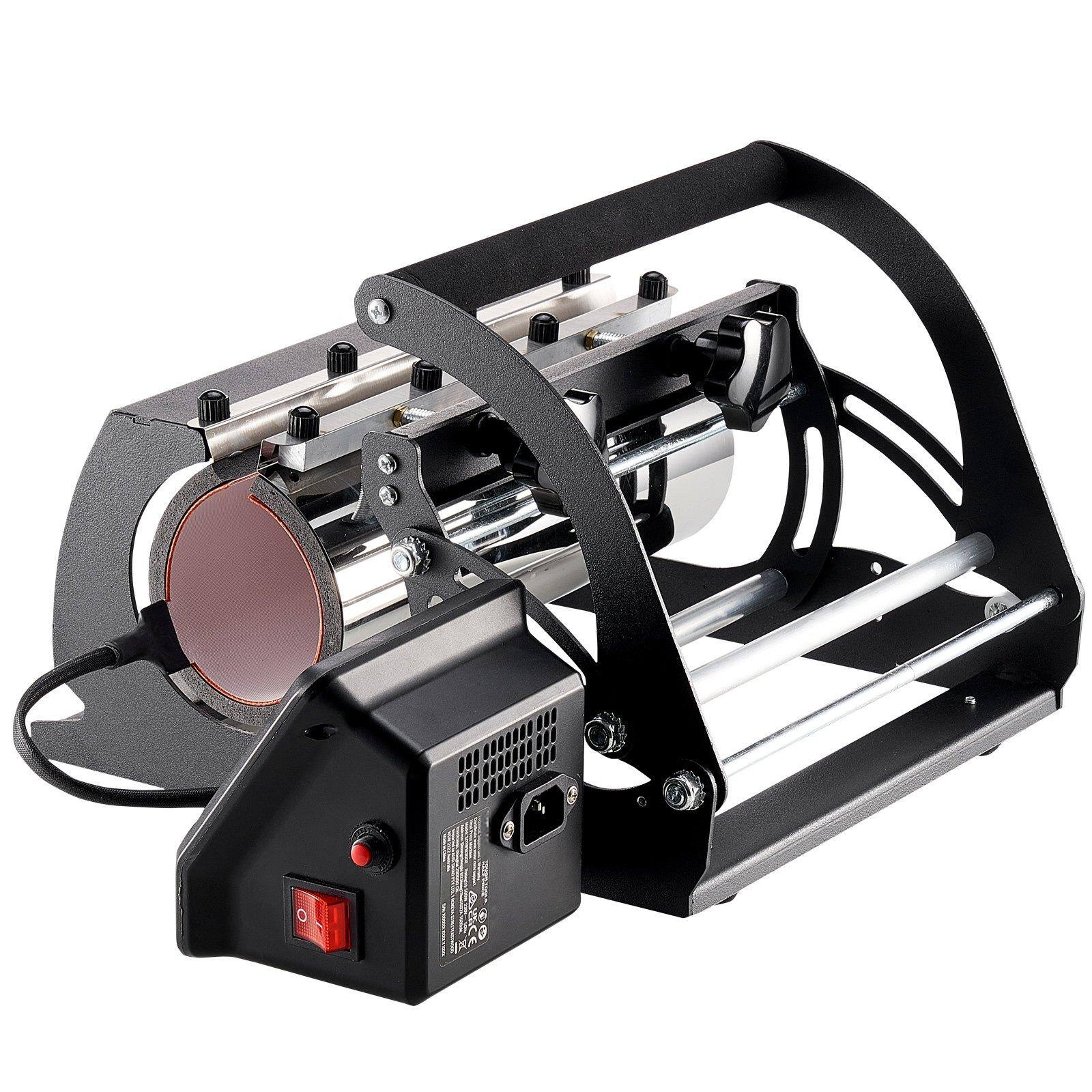 Alt View 9. Glintex - 11–30oz Tumbler Heat Press Machine, Fast Even Heating, Time/Temp Settings, Includes Paper, Tape & Heat Gloves.