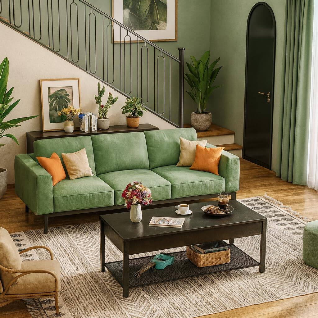 Left. PO3TICJUNKI3 - Coffee Table Lift Top With Storage Shelf And Compartment Modern For Living Room Wood Tabletop Metal Frame - - Rustic Brown.