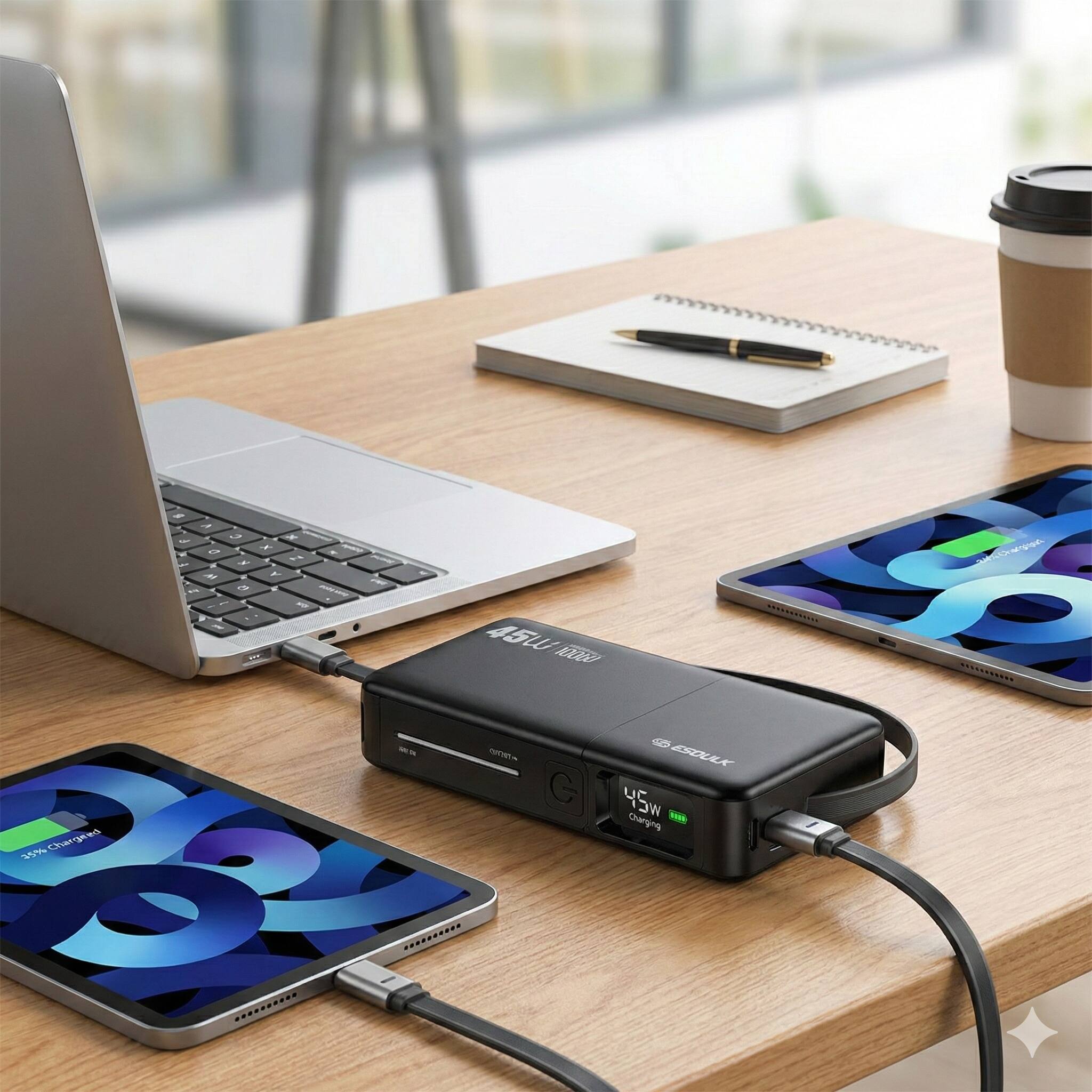 - - - O y - T I Y e T 1 ~ 0ESSARLIOAS - 45W & -a ESOUUK 45w VES Charging 10% Charged
