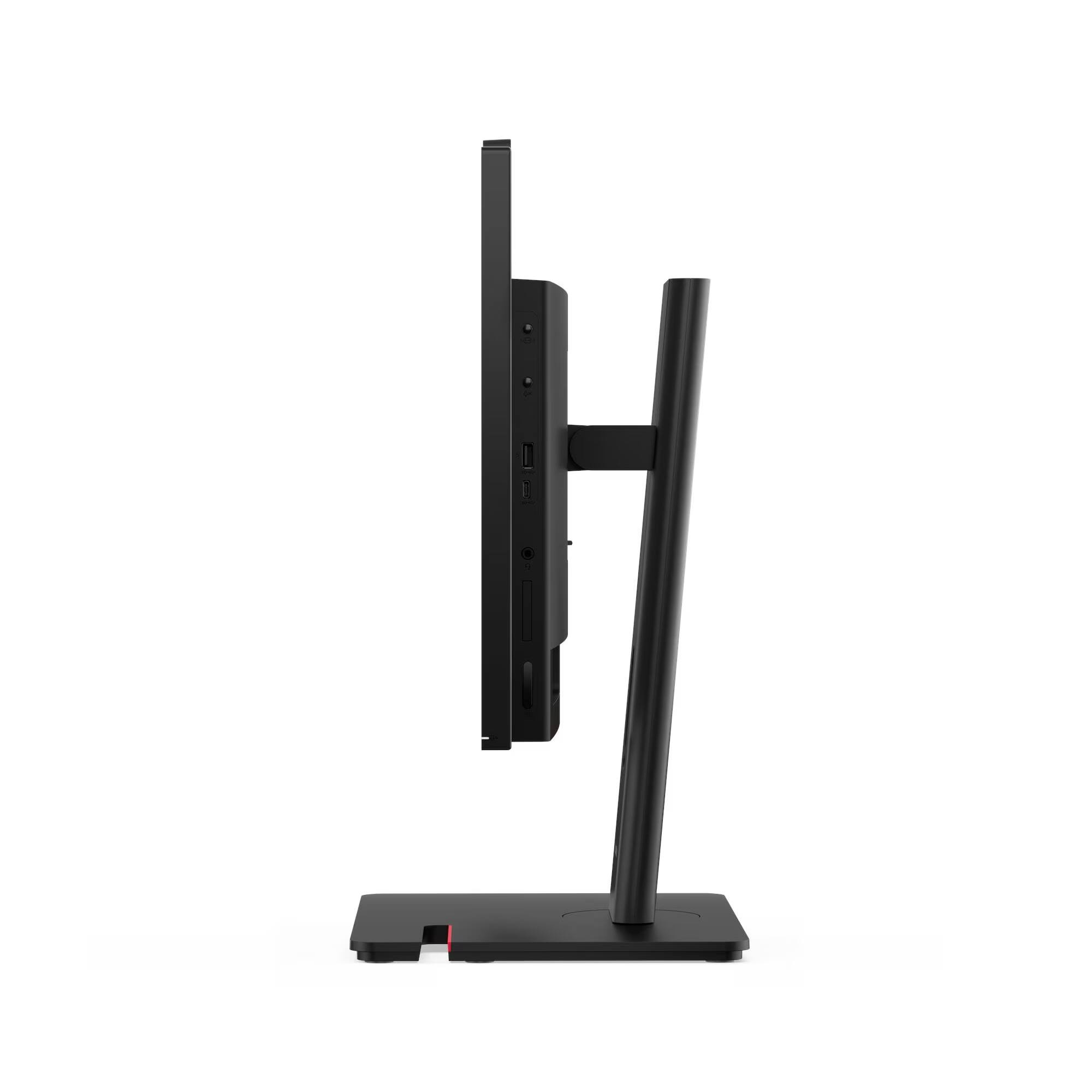 Alt View 2. Lenovo - Lenovo Thinkcentre M70A G6 23.8" AIO Intel Ultra 7 265T 32GB RAM 1TB SSD W11P - Black.