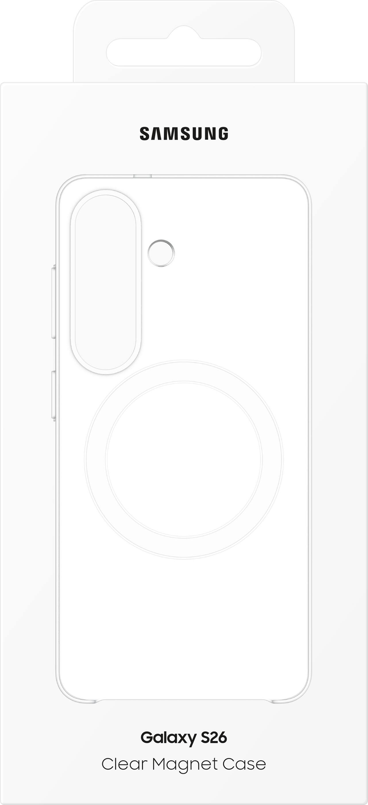 SAMSUNG Galaxy S26 Clear Magnet Case
