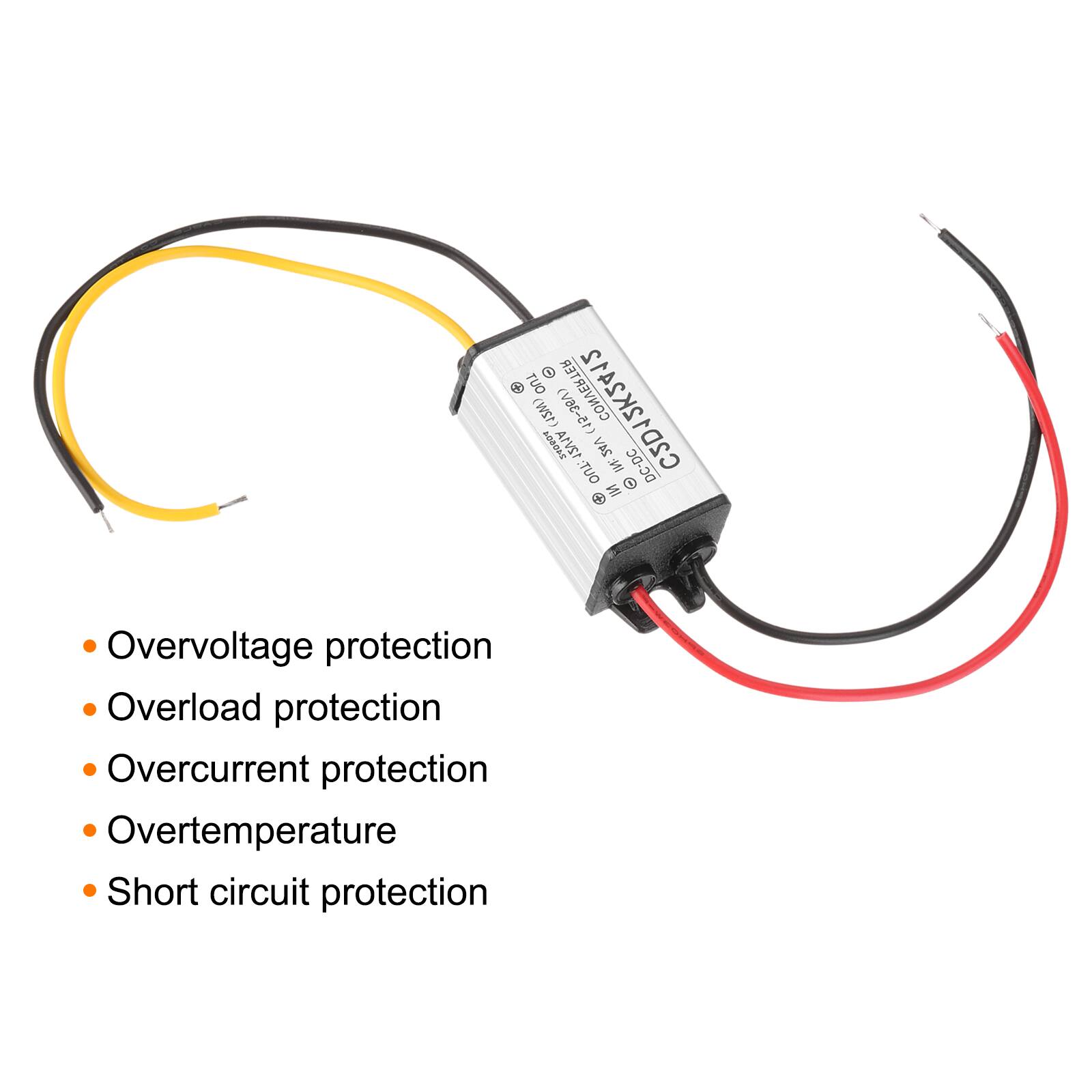 TUO CONVERTER (JSM)  
ANS (VBE-r)  
C2D12K2412  
TUO 24V DC-DC  

- Overvoltage protection  
- Overload protection  
- Overcurrent protection  
- Overtemperature  
- Short circuit protection