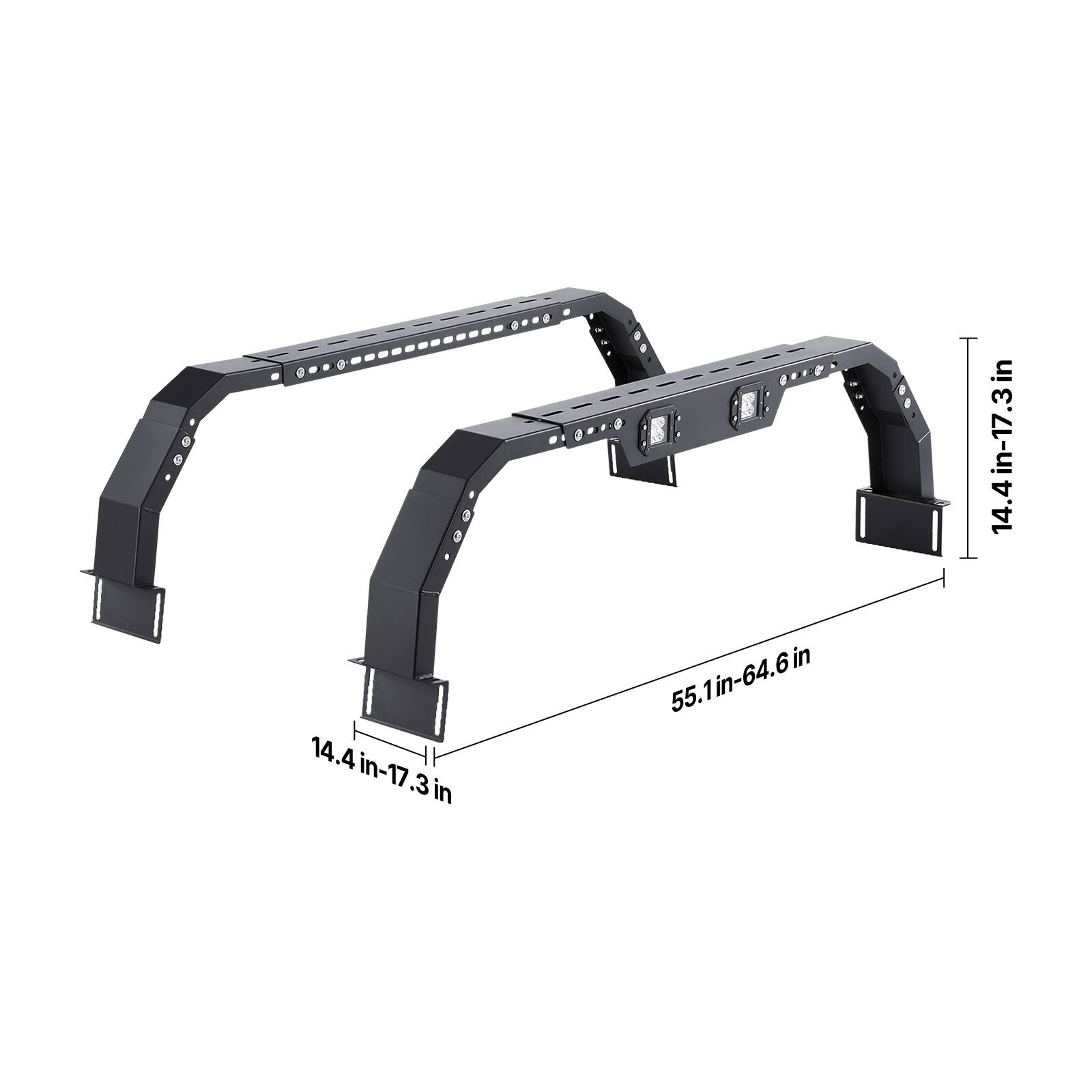 14.4 in-17.3 in  
55.1 in-64.6 in  
14.4 in-17.3 in