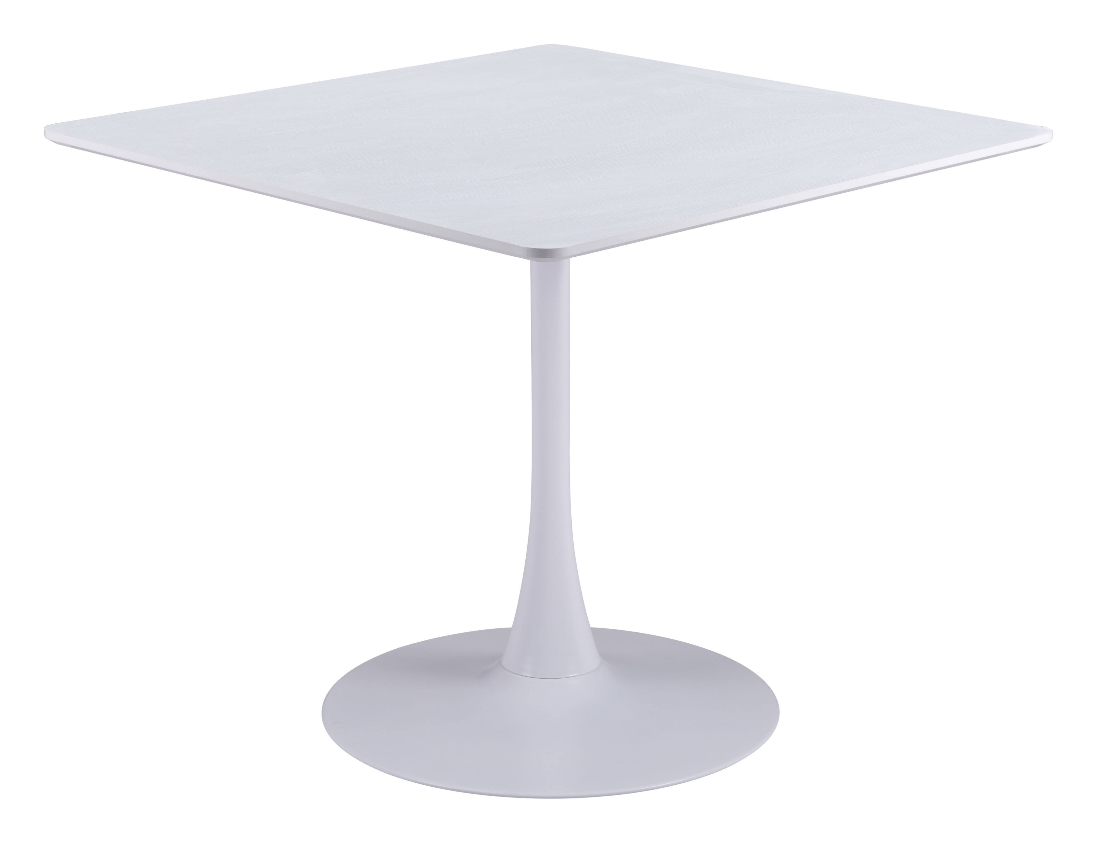 Alt View 1. Hivvago - Molly Dining Table White - White.