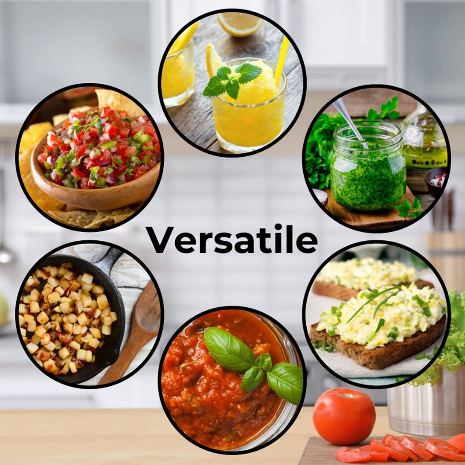 Alt View 6. Starfrit - Starfrit 092969-002-0000 Pull Chopper With Lid, Green/white - green.