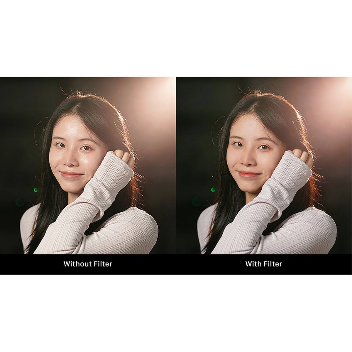 Without Filter  
With Filter