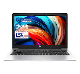 HP - EliteBook 850 G6 Core i5-8265U 1.6GHz, 16GB, 256GB SSD, 15.6inch FHD, Windows 11 Pro (Refurbished) - Silver