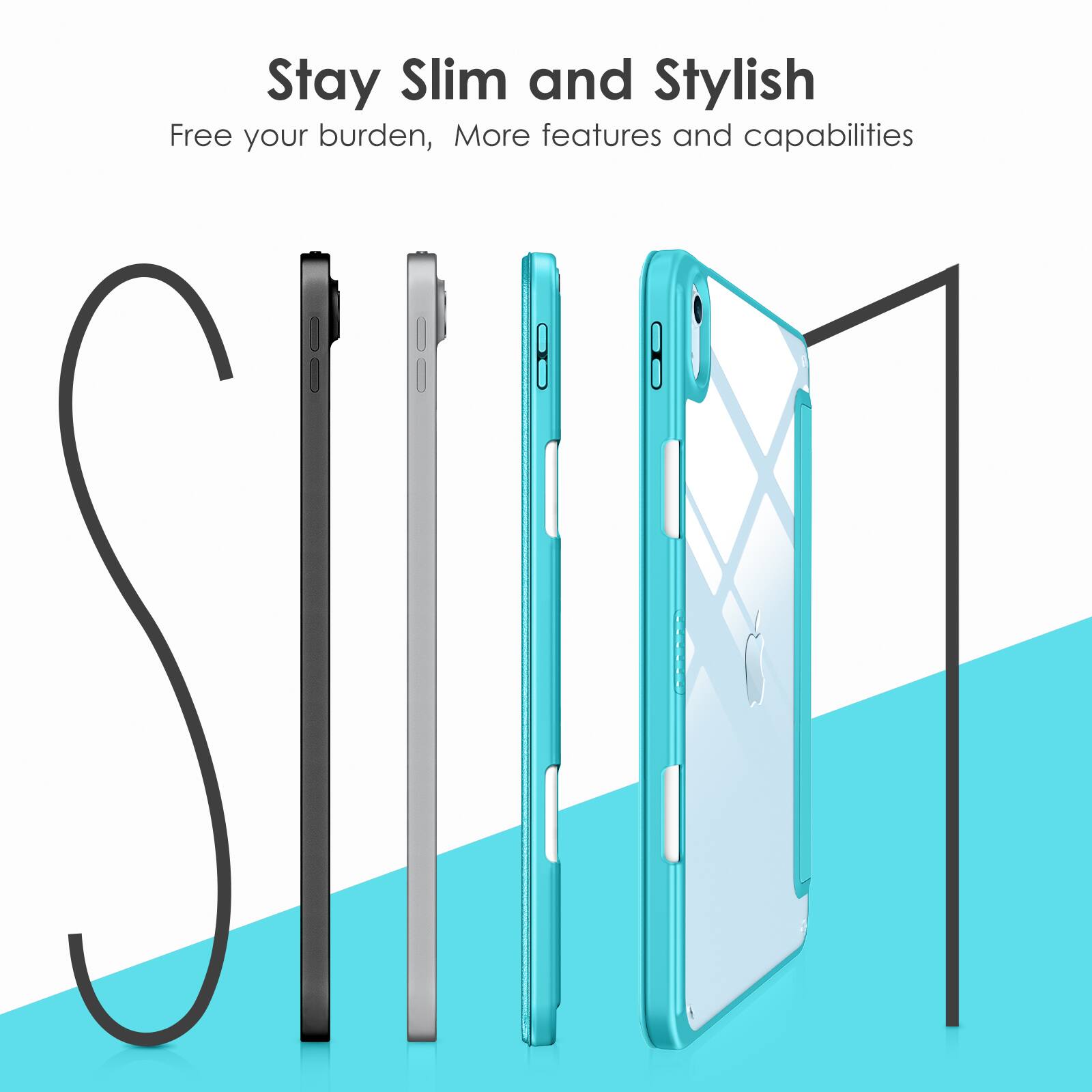 Stay Slim and Stylish  
Free your burden, More features and capabilities