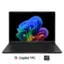 The image features a laptop computer with a vibrant display of colors and a cloud-like design. The laptop is advertised as being powered by an AMD Ryzen 9 3900X processor, which is a high-performance processor. The laptop is also equipped with a Copilot+PC, which is likely a software or service that enhances the user experience. The image showcases the laptop's sleek design and visually appealing display, making it an attractive option for users looking for a powerful and stylish device.