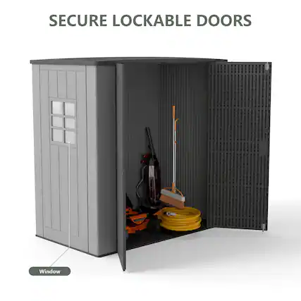 SECURE LOCKABLE DOORS
Window