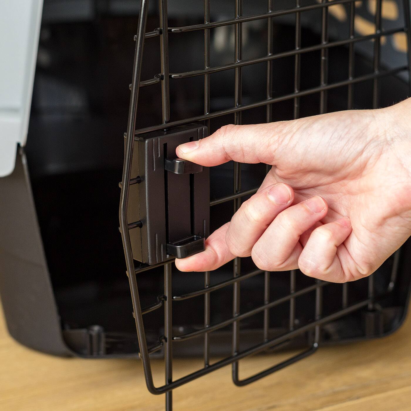 Alt View 8. IRIS USA - IRIS USA Small Pet Travel Carrier with Front and Top Access, Black/Gray.