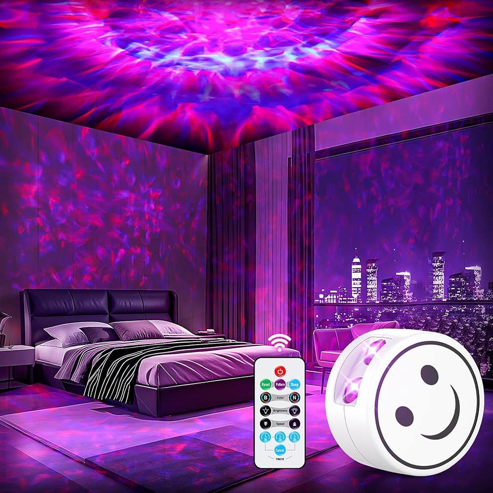 ACJPR - Galaxy Projector with Night Light, Bedroom Star Projector with Timer and Remote Control for Room Decor and Gifts
