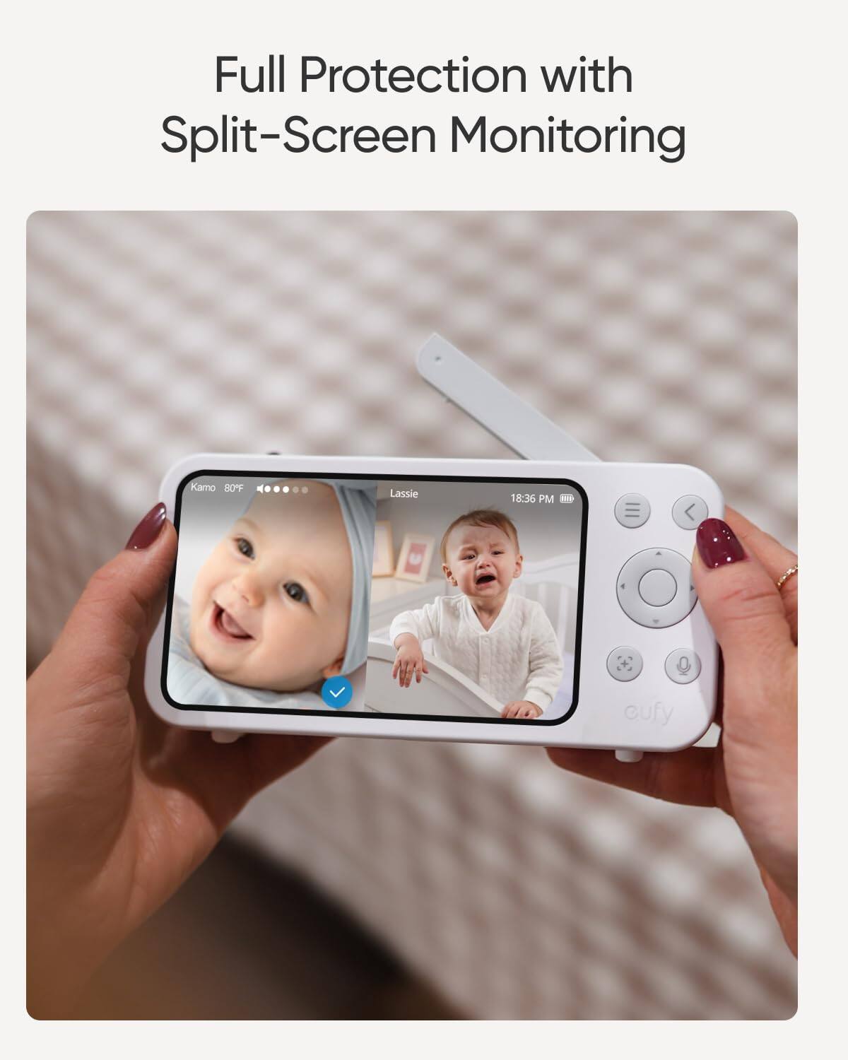 Full Protection with Split-Screen Monitoring

Kamo 80°F Lassie 18:36 PM