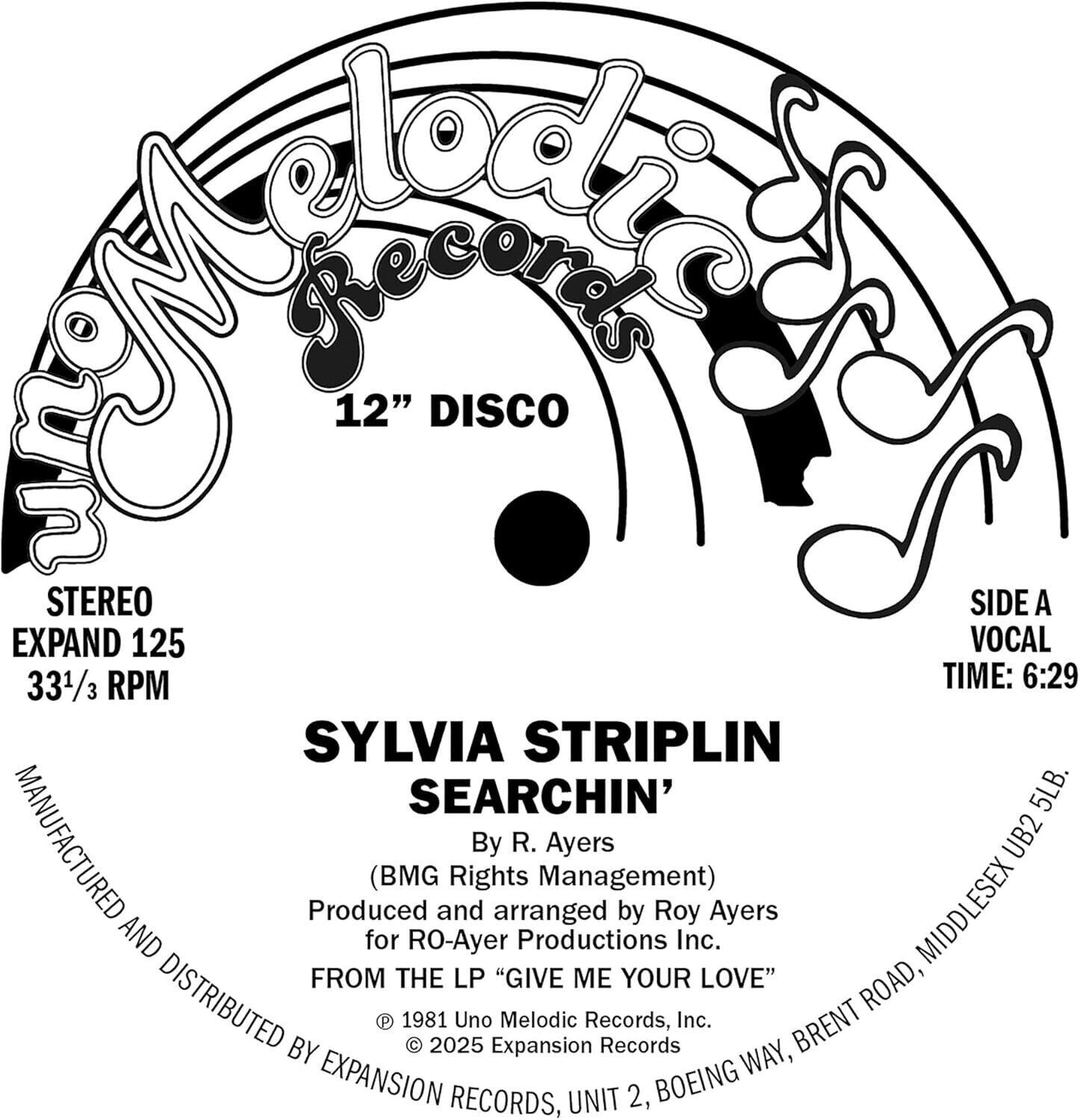 Sylvia Striplin - Searchin'   - VINYL LP price history on PriceWatchPro