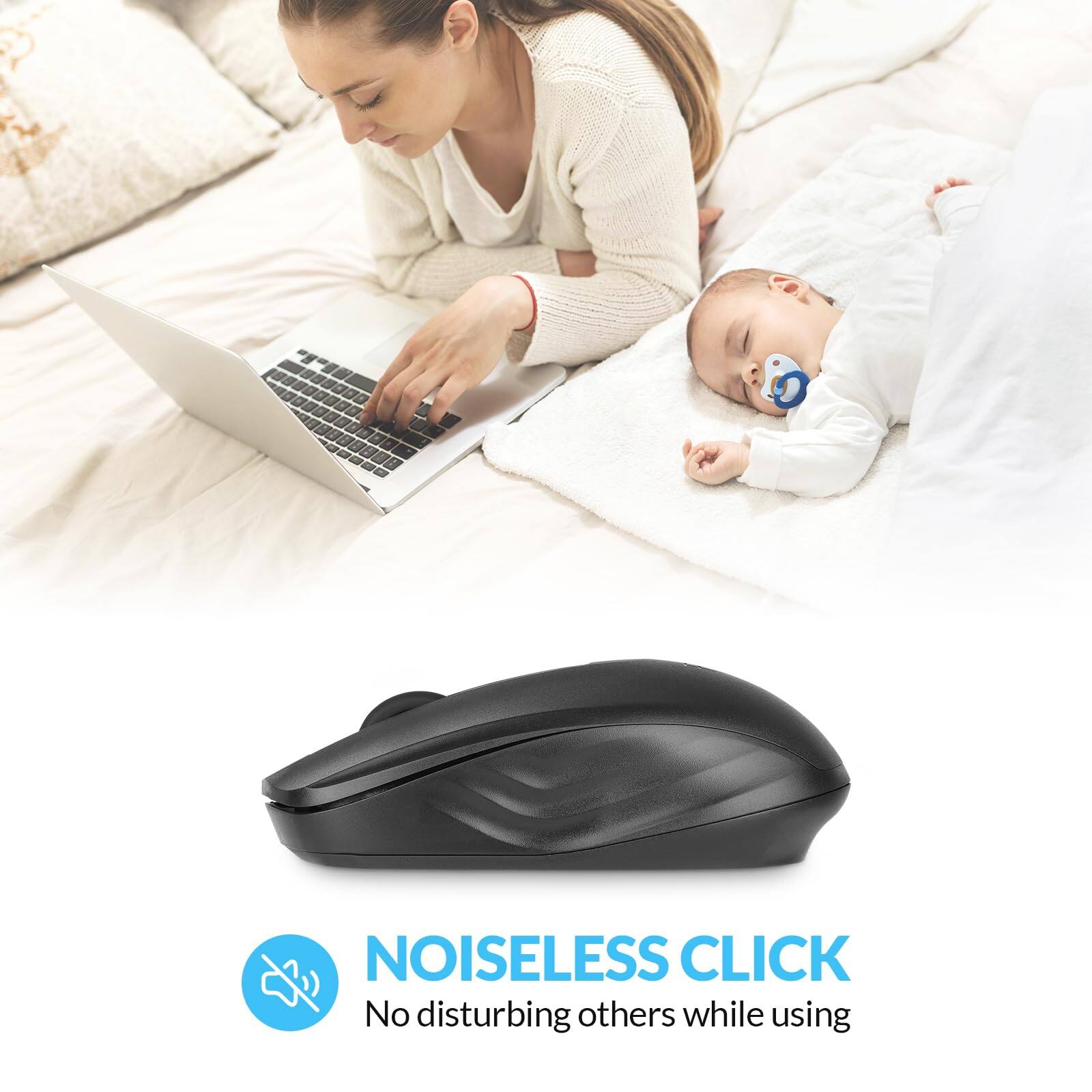 NOISELESS CLICK  
No disturbing others while using